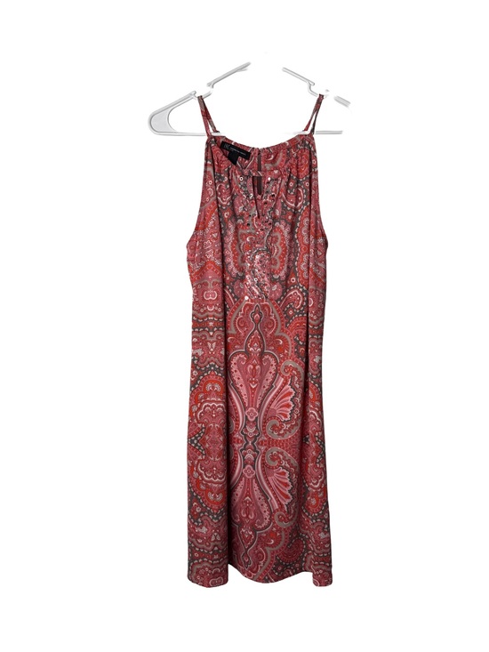 INC International Concepts Dresses & Skirts - INC INTERNATIONAL CONCEPTS Petite Gray Pink Strap Y2K Halter Sequin Satin Dress